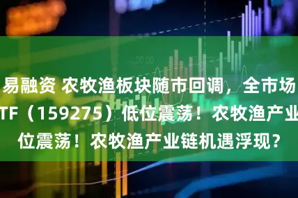 易融资 农牧渔板块随市回调,全市场唯一农牧渔ETF(159275)低位震荡!农牧渔产业链机遇浮现?